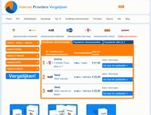 Tablet Screenshot of internetprovidersvergelijken.nl